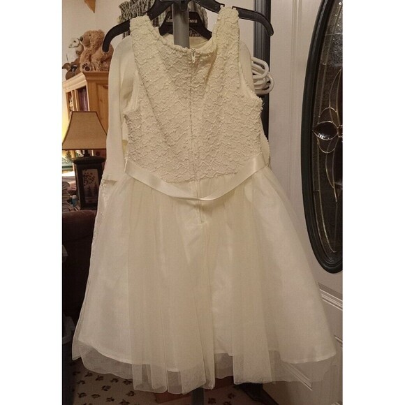 Lilt Girls Ivory Chiffon Taffeta Tulle formal recital Wedding Dress size 6 NWT - Picture 3 of 7